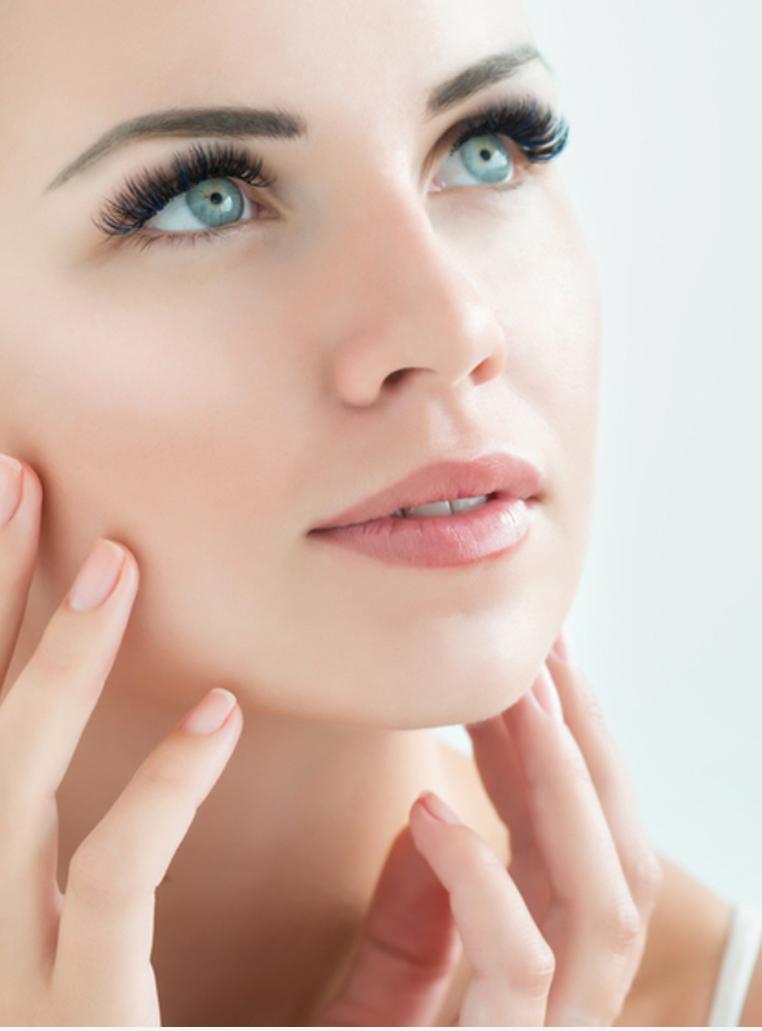 Client consultation with aesthetician Rachel Rodgers